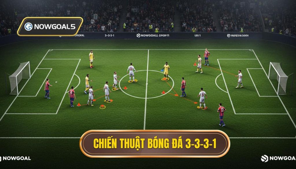 Chiến thuật bóng đá 3-3-3-1