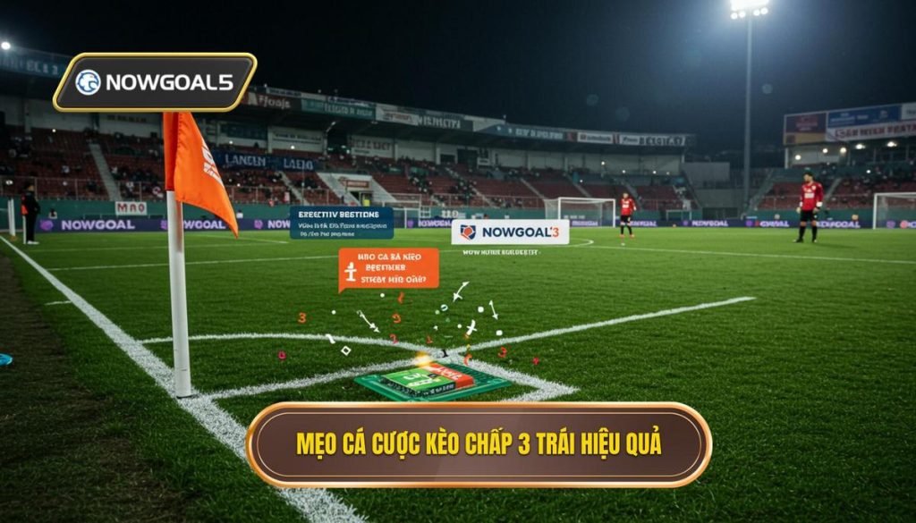 Mẹo cá cược kèo chấp 3 trái hiệu quả