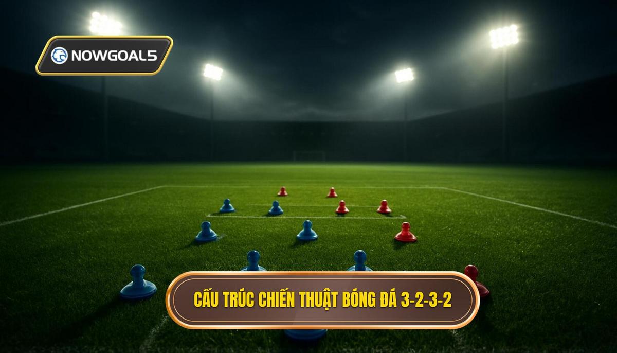 Cấu trúc nền tảng của Chiến thuật bóng đá 3-2-3-2