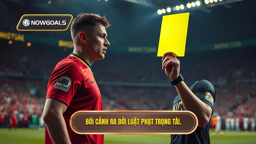 1. Bối cảnh ra đời luật phạt trọng tài.