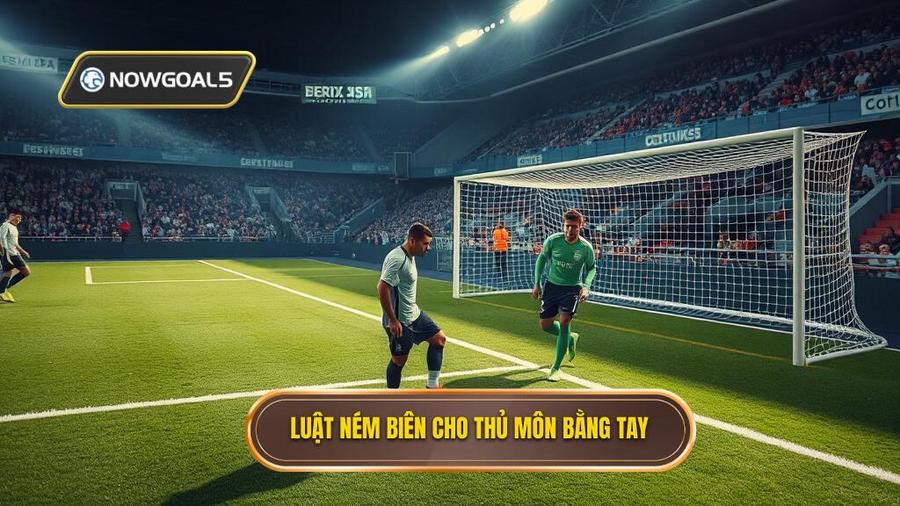 1. Luật ném biên cho thủ môn bằng tay