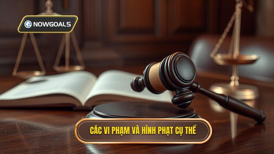 2. Các vi phạm và hình phạt cụ thể