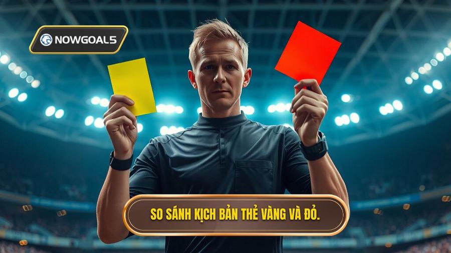 2. So sánh kịch bản thẻ vàng và đỏ.