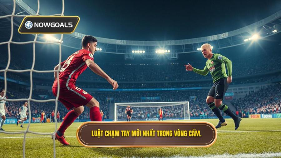 Luật chạm tay mới nhất trong vòng cấm.