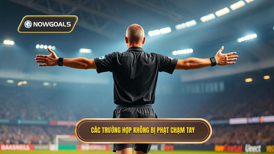 Các trường hợp không bị phạt chạm tay