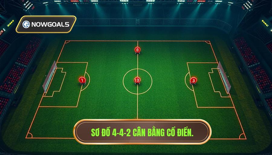 Sơ đồ 4-4-2: Biểu tượng của sự cân bằng cổ điển