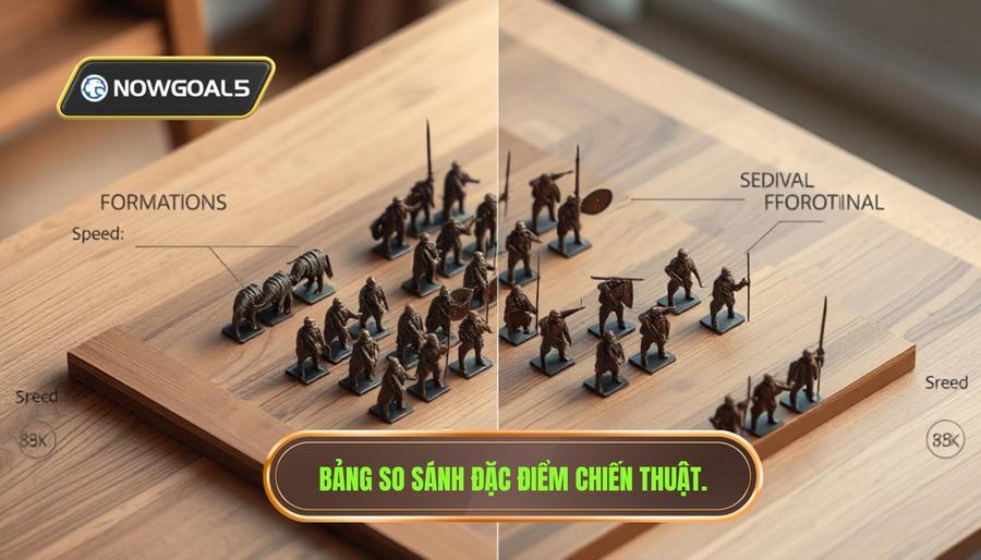 Bảng so sánh trực quan các đặc điểm chiến thuật